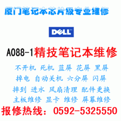 戴尔灵越1320笔记本开机掉电维修 报警维修